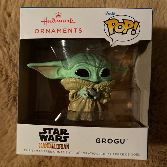 3 UNOPENED GROGU/BABY YODA ORNAMENTS 2023 - Picture 3 of 4